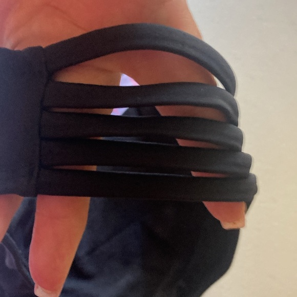 Black Medium swim bikini bottom. - Picture 3 of 3